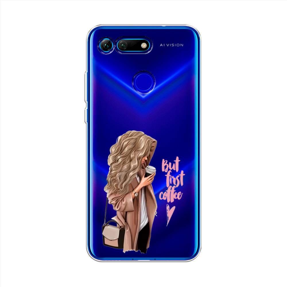 

Чехол Awog "Девушка с кофе" для Huawei Honor V20 (View 20)