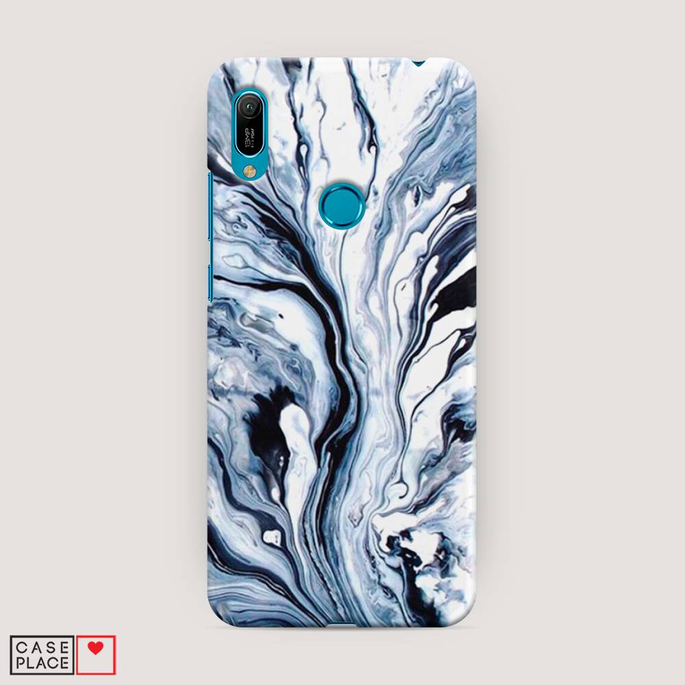 

Чехол Awog "Голубой минерал мрамор" для Huawei Y6 2019