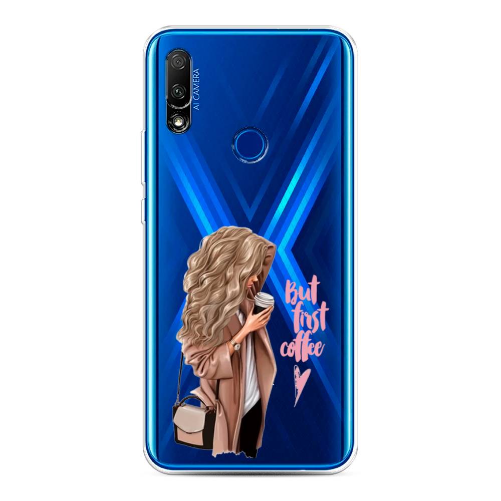 

Чехол Awog "Девушка с кофе" для Honor 9X
