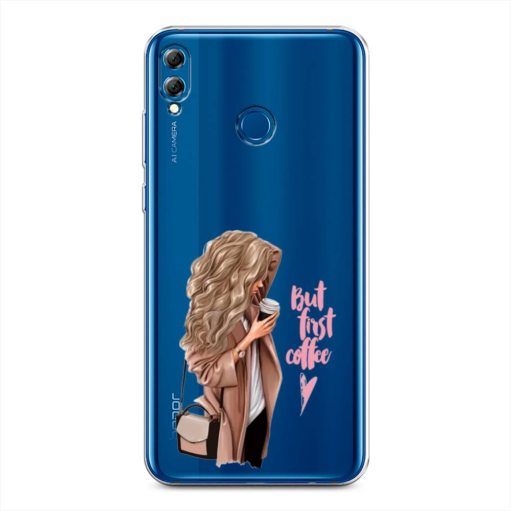 

Чехол Awog "Девушка с кофе" для Honor 8X