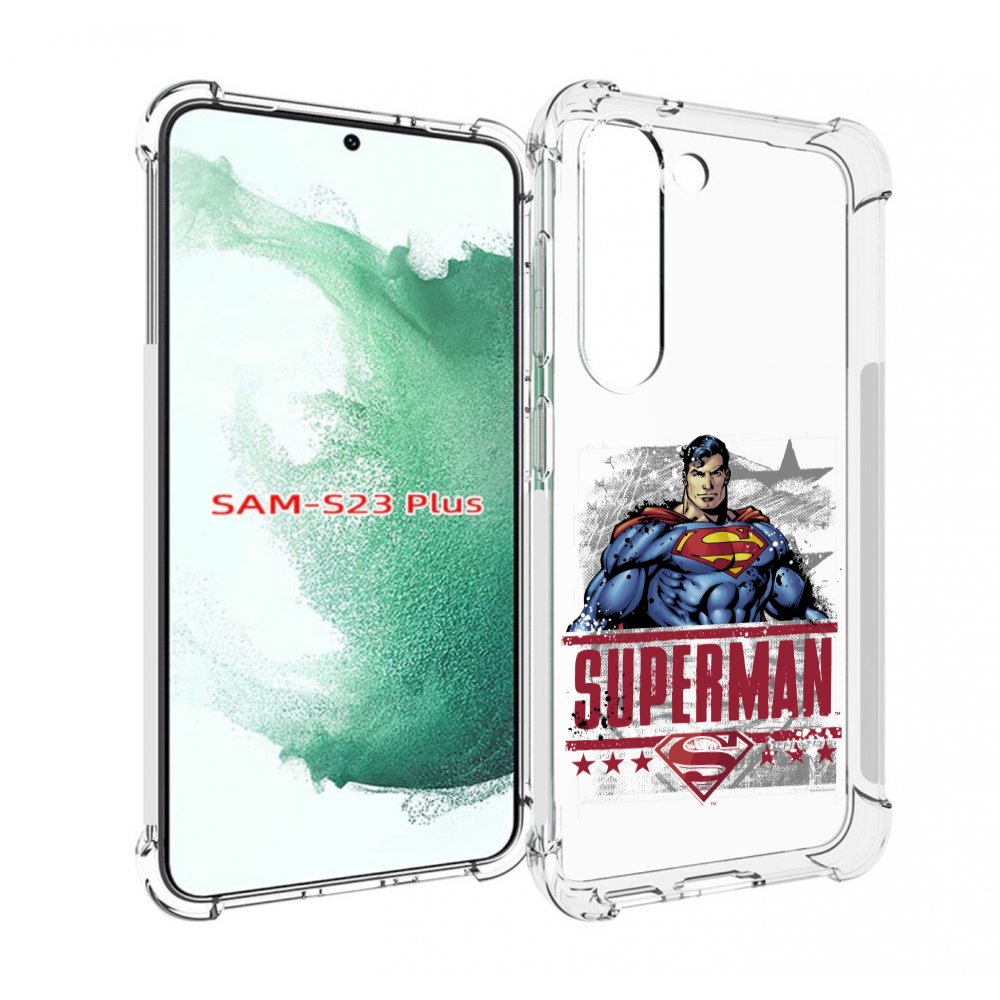 

Чехол MyPads рисунок супермен для Samsung Galaxy S23 Plus +, Прозрачный, Tocco