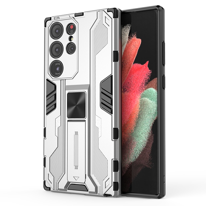 

Чехол Transformer для Samsung Galaxy S23 Ultra, серебряный, Серебристый, Transformer