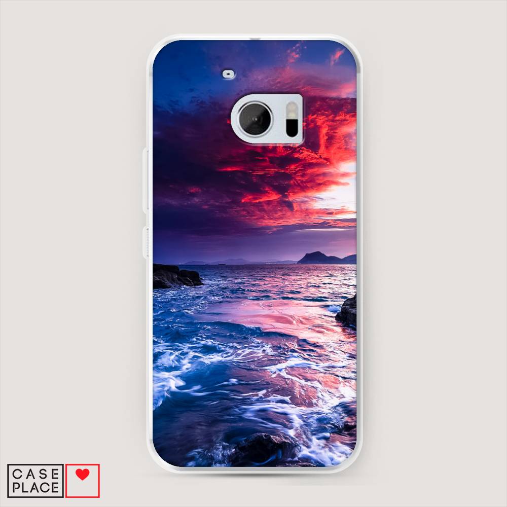 

Чехол Awog на HTC One M10 (HTC 10) / Эйчтиси One M10 (Эйчтиси 10) "Волны 1", 101950-4