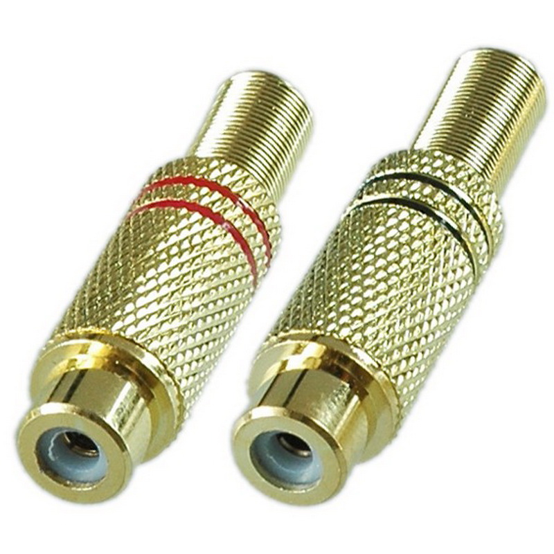 Разъем RCA Pro Legend PL2159, красный и черный красный, черный