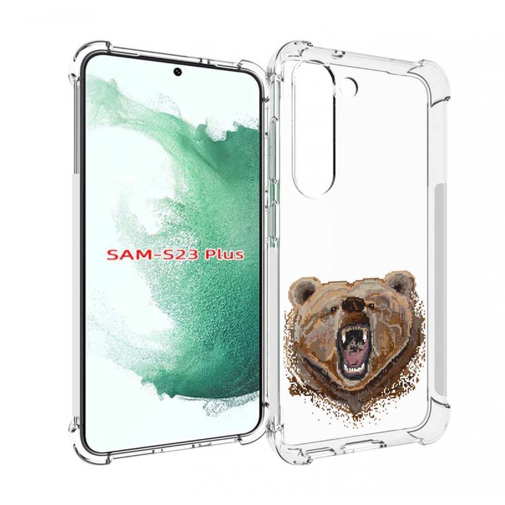 

Чехол MyPads пиксельный медведь для Samsung Galaxy S23 Plus +, Прозрачный, Tocco