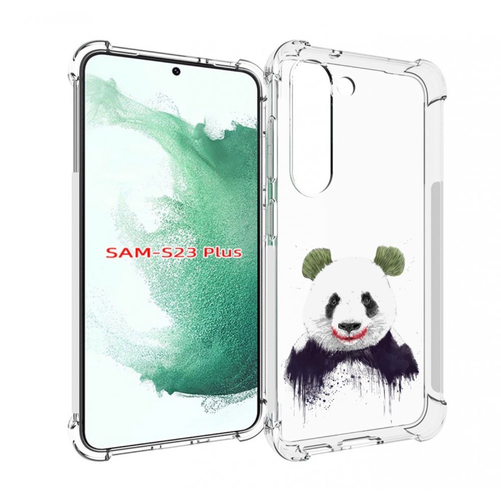 

Чехол MyPads панда джокер для Samsung Galaxy S23 Plus +, Прозрачный, Tocco