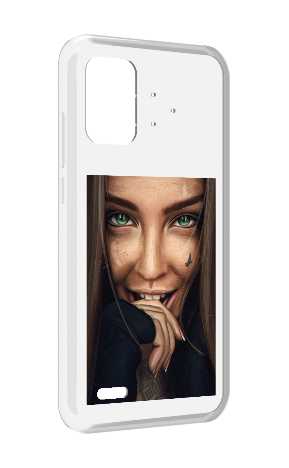 

Чехол MyPads девушка улыбается женский для UMIDIGI Bison Pro, Прозрачный, Tocco