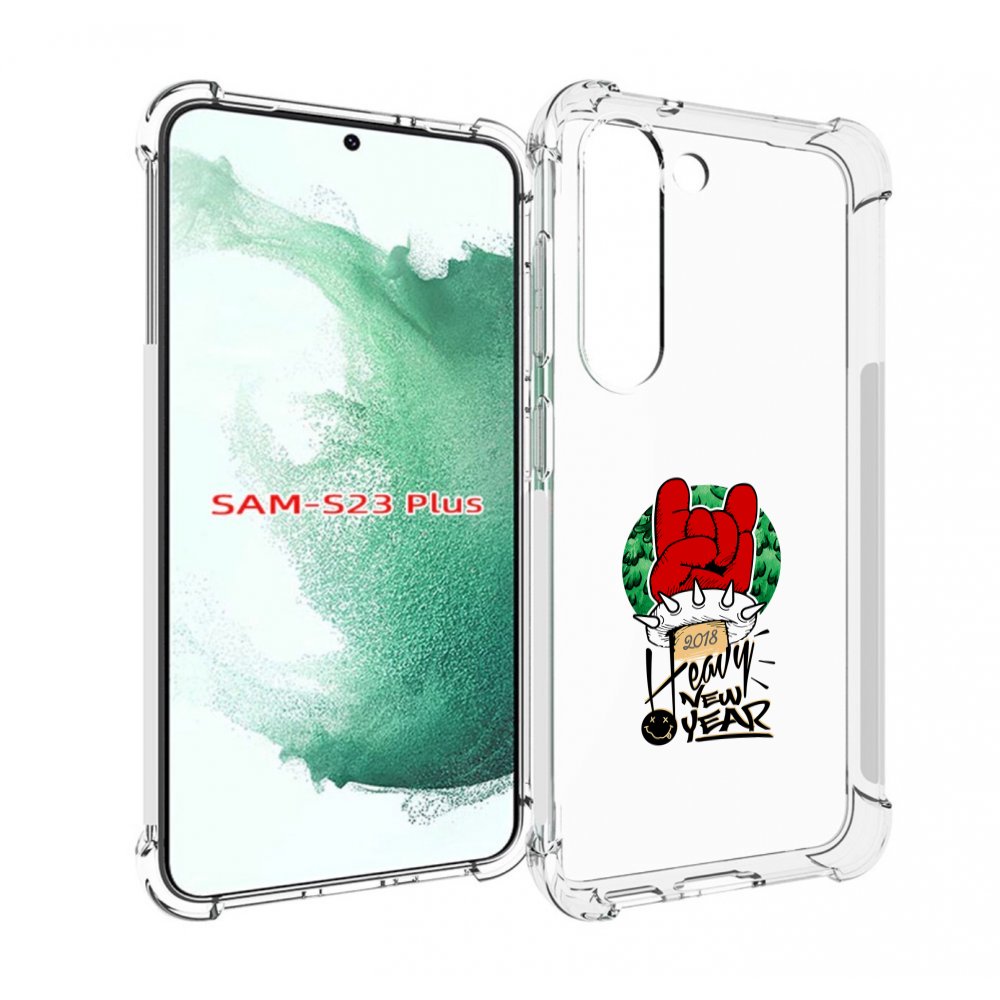 

Чехол MyPads Гангстер новый год для Samsung Galaxy S23 Plus +, Прозрачный, Tocco
