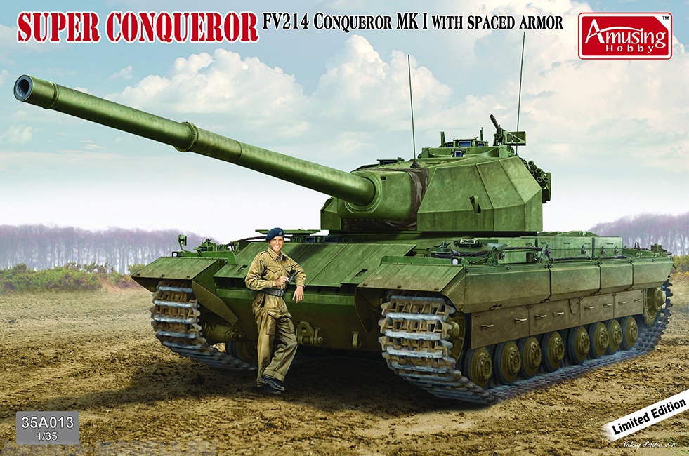 фото Ah35a013 британский тяжелый танк super conqueror limited edition amusing hobby