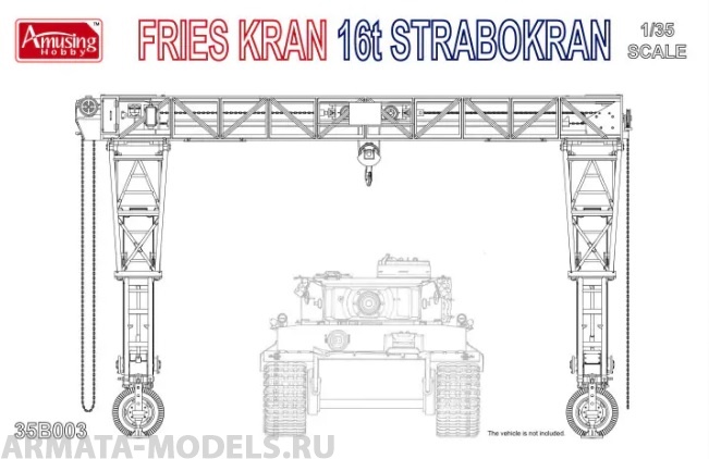 фото Ah35b003 танковый кран frieskran 16t strabokran amusing hobby