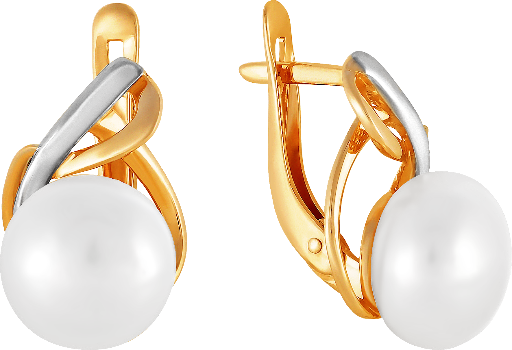 

Серьги женские из золота Примаэксклюзив 290-1-779Р, жемчуг, 290-1-779Р