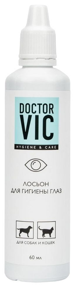 Лосьон Doctor Vic для гигиены глаз кошек и собак, 60 мл