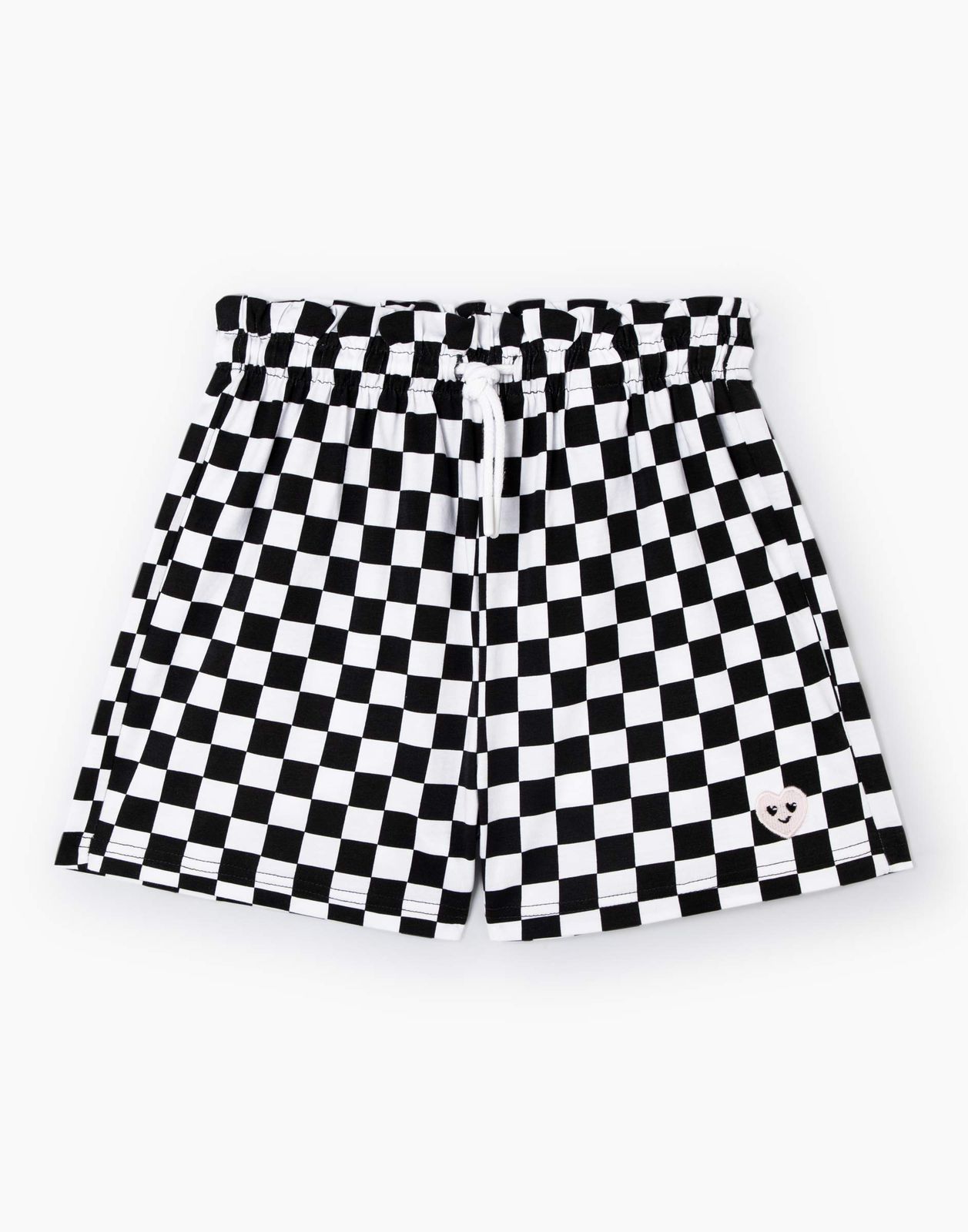 

Спортивные шорты для девочки Gloria Jeans GSH011179 черный/белый 4-6л/116, GSH011179