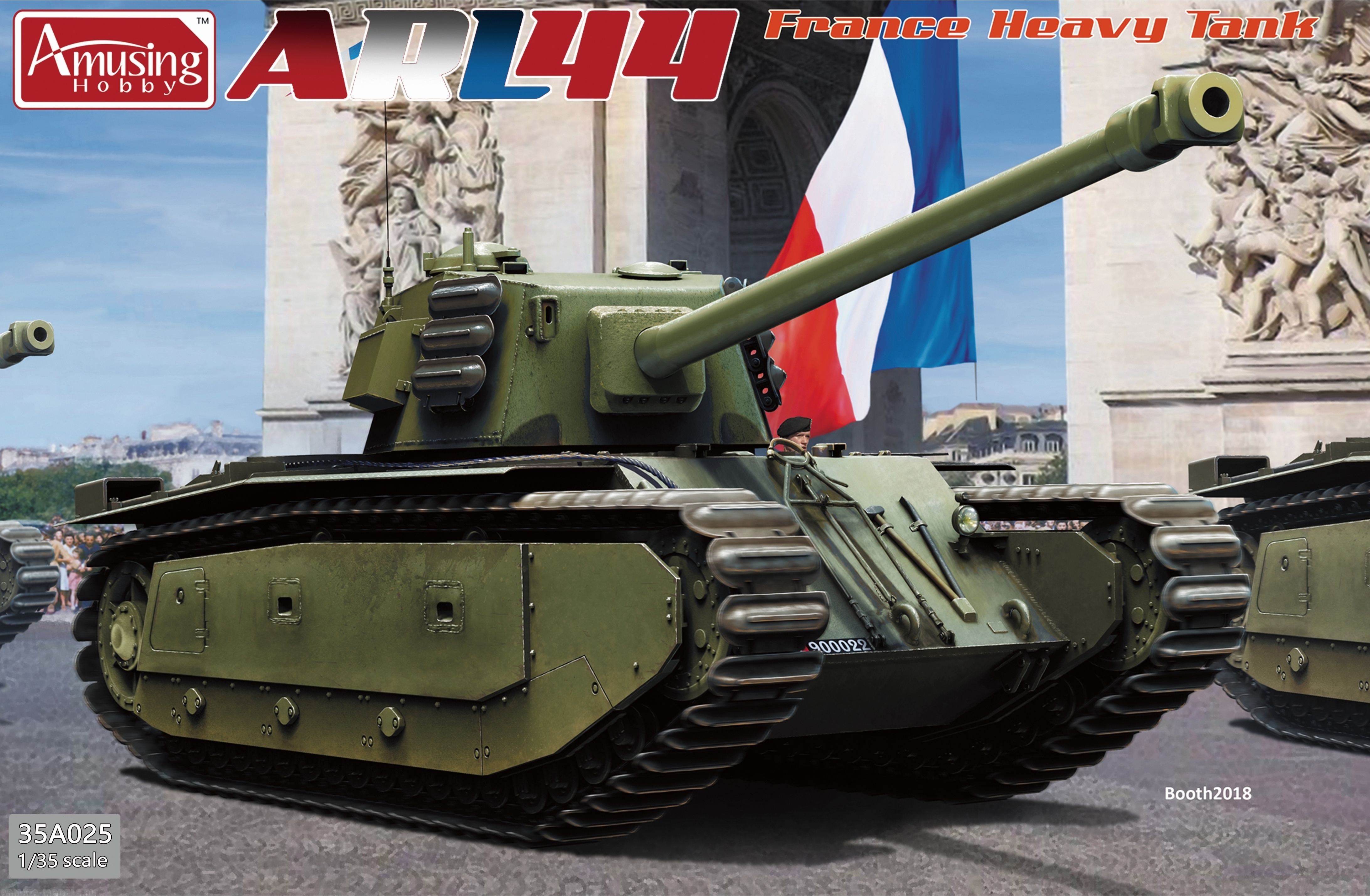 фото Ah35a025 французский тяжелый танк arl44 french heavy tank amusing hobby