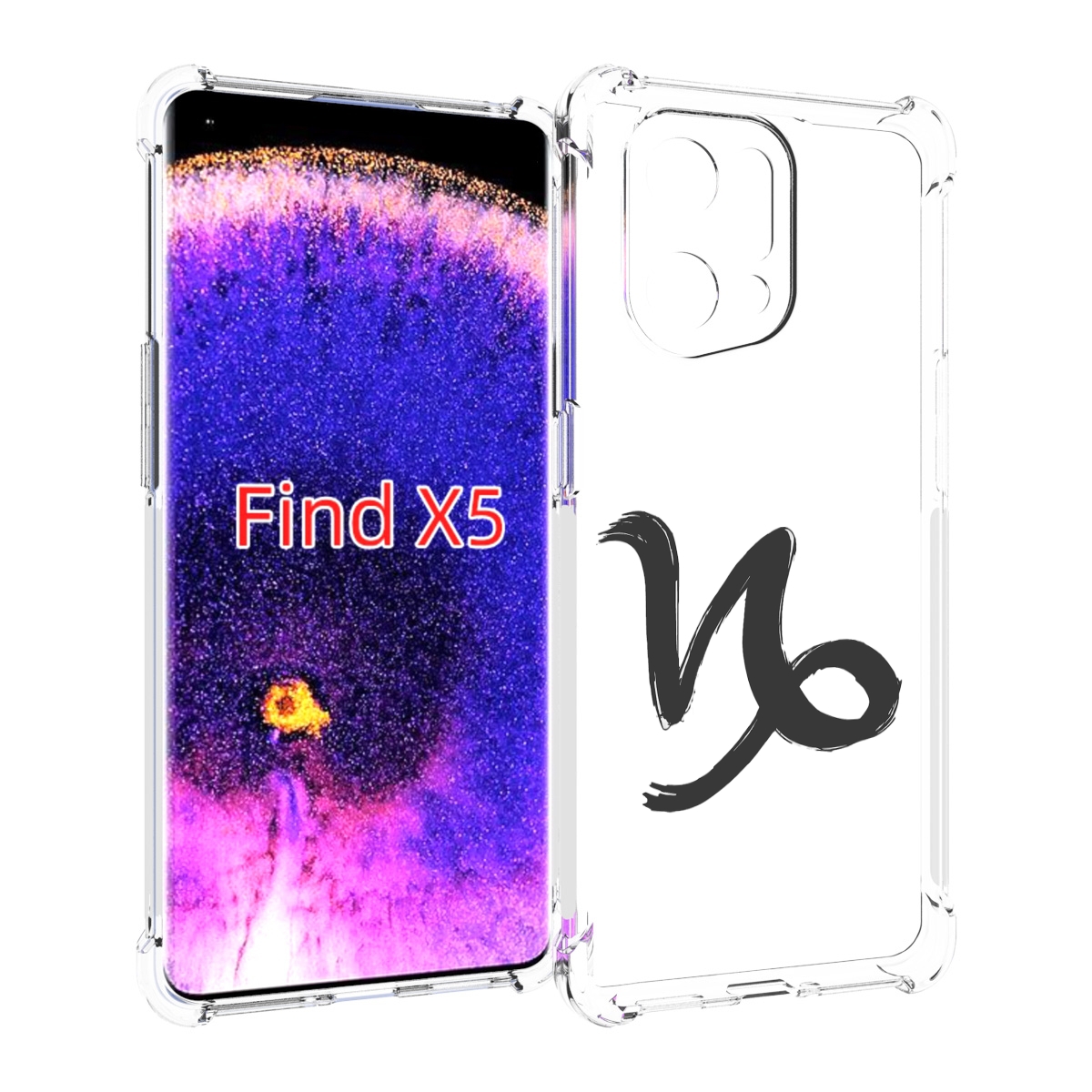 

Чехол MyPads знак-зодиака-козерог-8 для Oppo Find X5, Прозрачный, Tocco