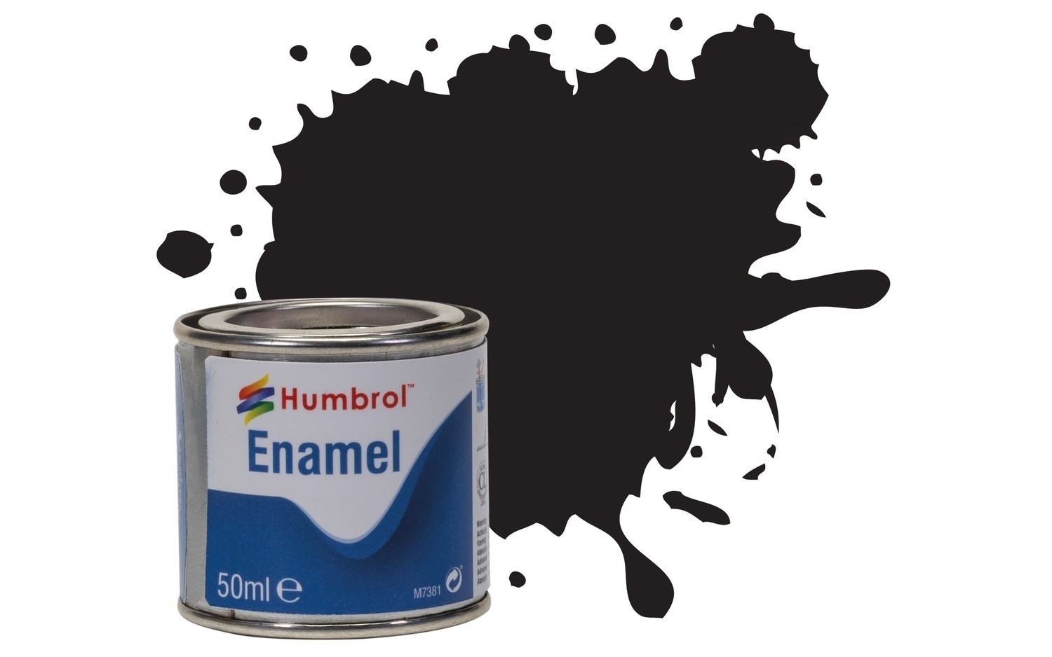 

AQ0033 Краска эмалевая No 33 Matt Black - Matt Tinlet No 2 50 ml, Черный