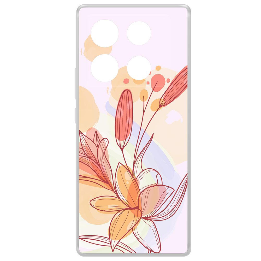 

Чехол-накладка Krutoff Clear Case Фантазия для INFINIX Note 40 Pro, Прозрачный