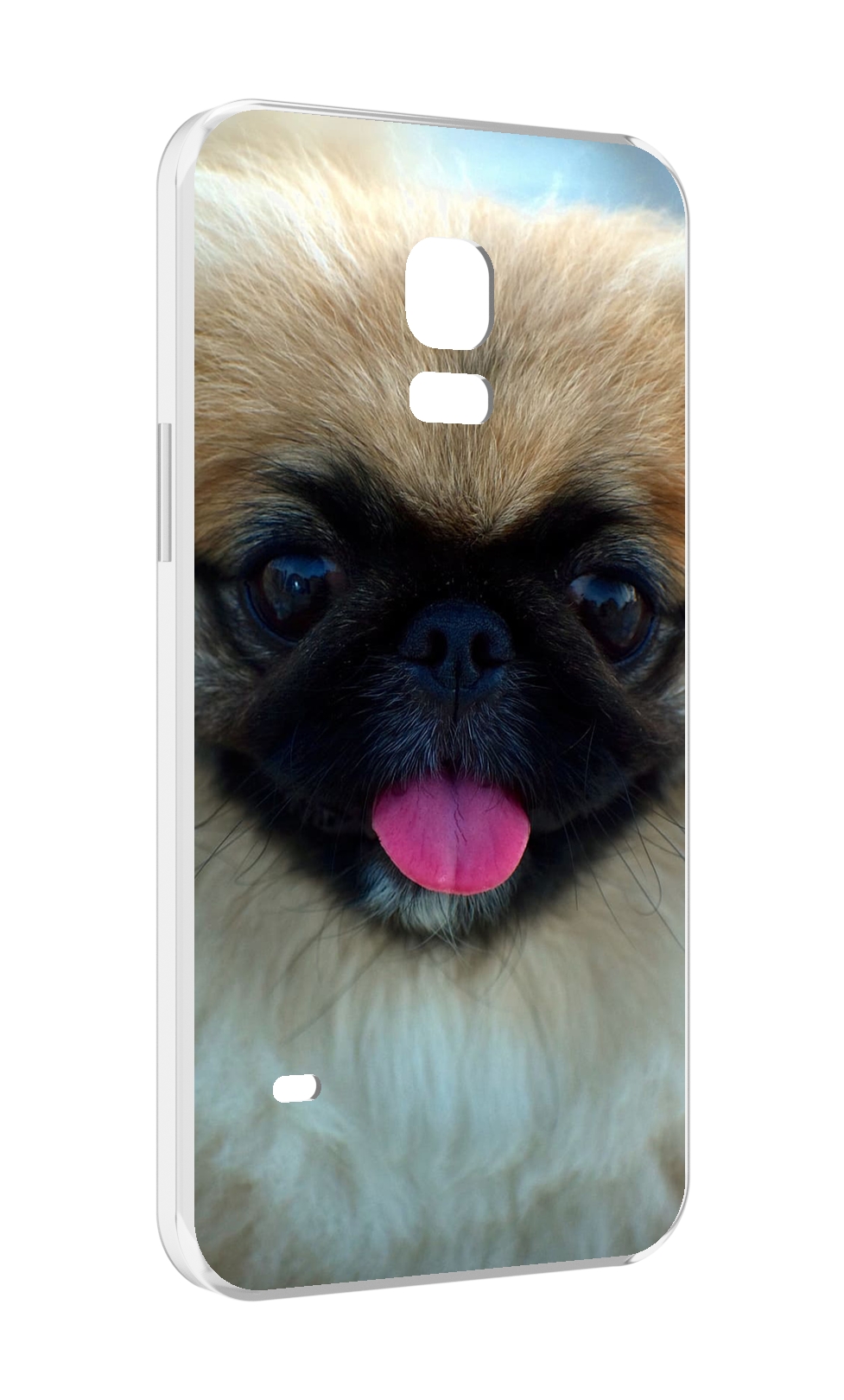 

Чехол MyPads пекинез для Samsung Galaxy S5 mini, Прозрачный, Tocco