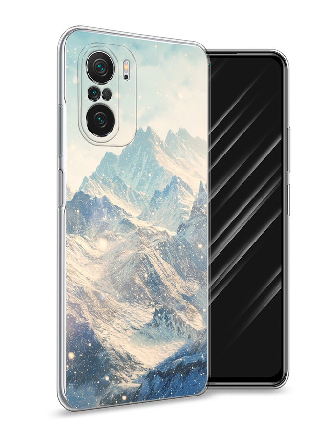 

Чехол Awog на Poco F3/Redmi K40/Mi 11i "Горы 4", Разноцветный, 312650-4