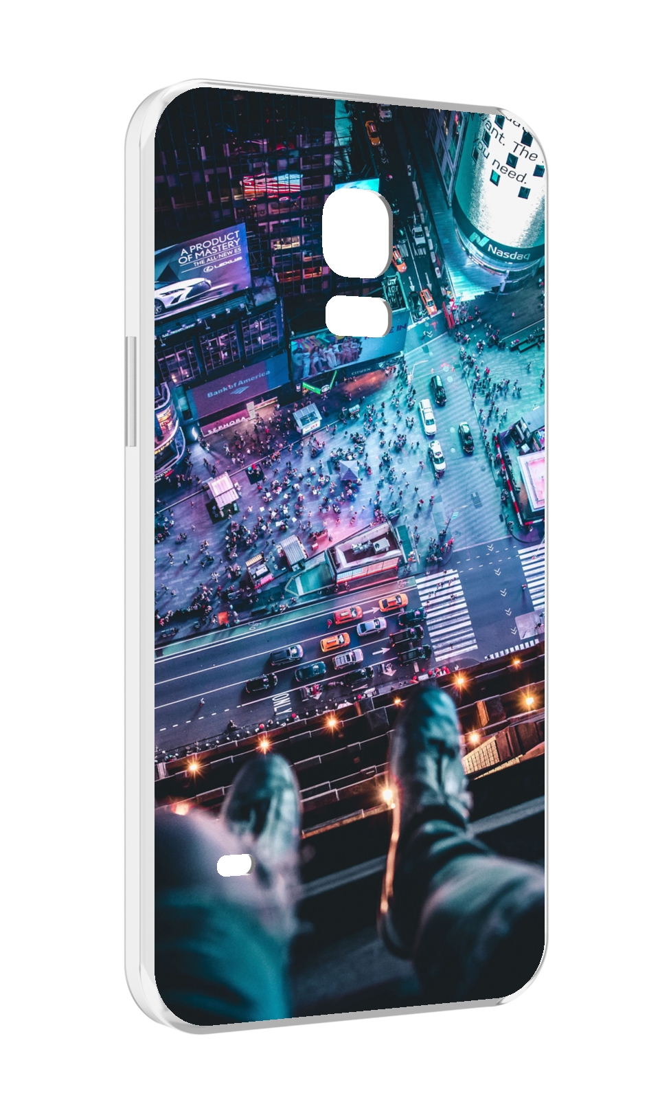 

Чехол MyPads парень на крыше для Samsung Galaxy S5 mini, Прозрачный, Tocco