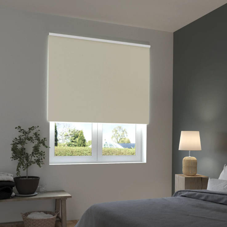 

Штора рулонная блэкаут Inspire Santos 140x175 см экрю Cream, Santos