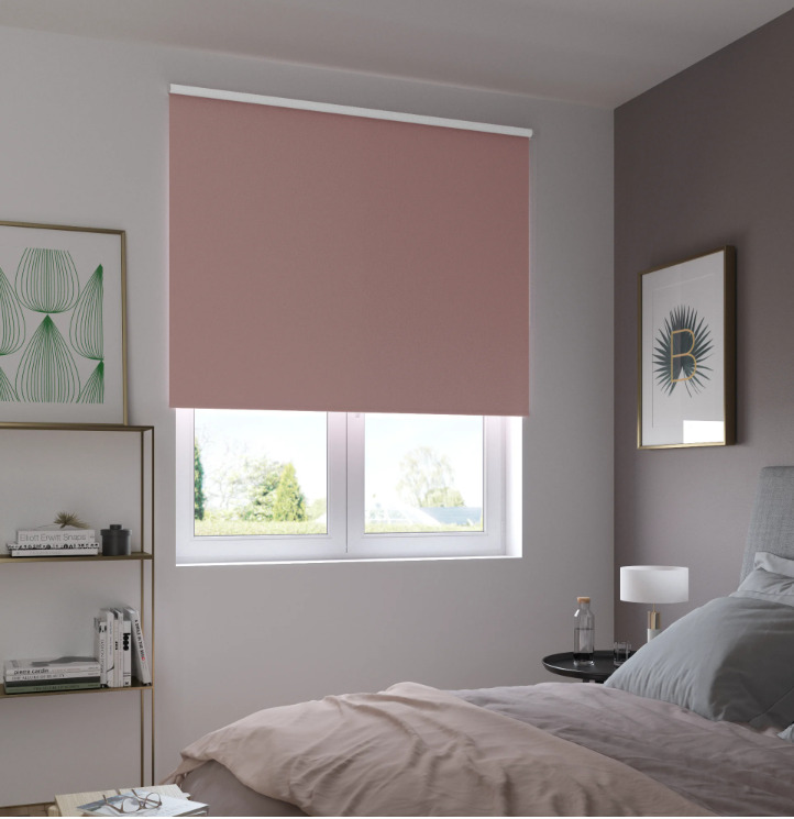 

Штора рулонная блэкаут Inspire Santos 160x175 см сиреневая Santal, Santos