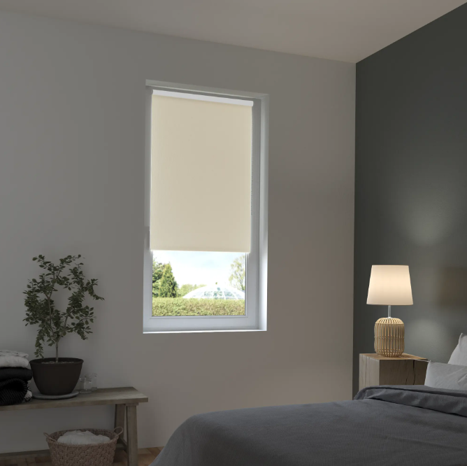 

Штора рулонная блэкаут Inspire Santos 40x160 см экрю Cream, Santos