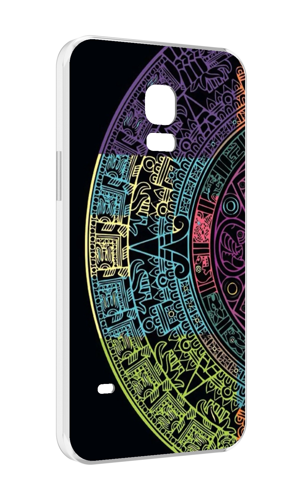 Чехол MyPads орнамент полукруга для Samsung Galaxy S5 mini