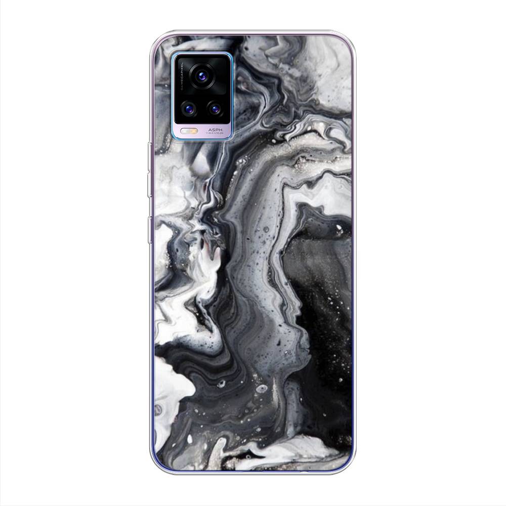 

Чехол Awog на Vivo V20 "Бело-черные сложные полосы", Разноцветный, 263350-3