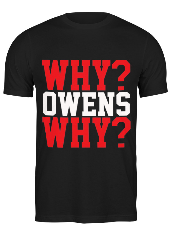 

Футболка мужская Printio Why owens why (wwe) черная 2XL, Черный, Why owens why (wwe)