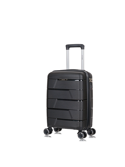 

Чемодан унисекс L'Case Manila черный, 53.5x33.5x21 см, Manila