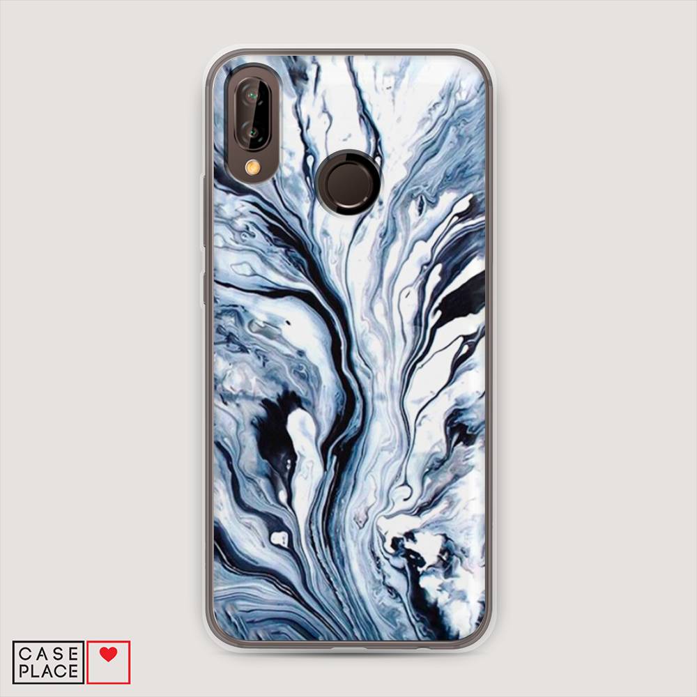 

Чехол Awog "Голубой минерал мрамор" для Huawei Nova 3