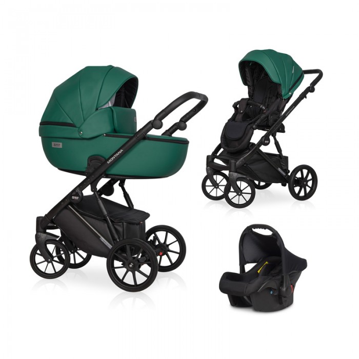 

Детская коляска Riko basic Montana Ecco 3 в 1 13 Emerald, MontanaEccoF13