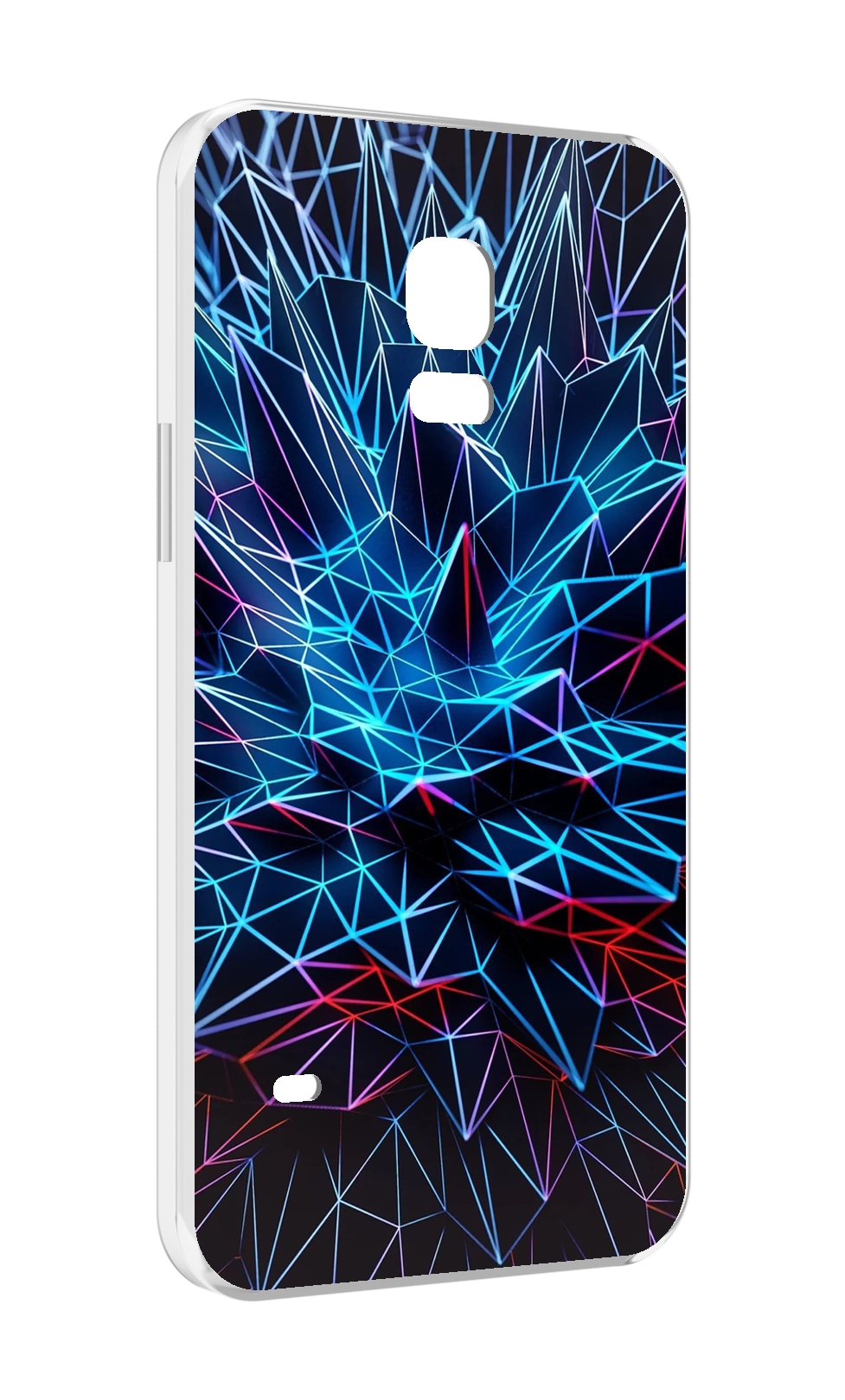 

Чехол MyPads неоновая-абстракция для Samsung Galaxy S5 mini, Прозрачный, Tocco