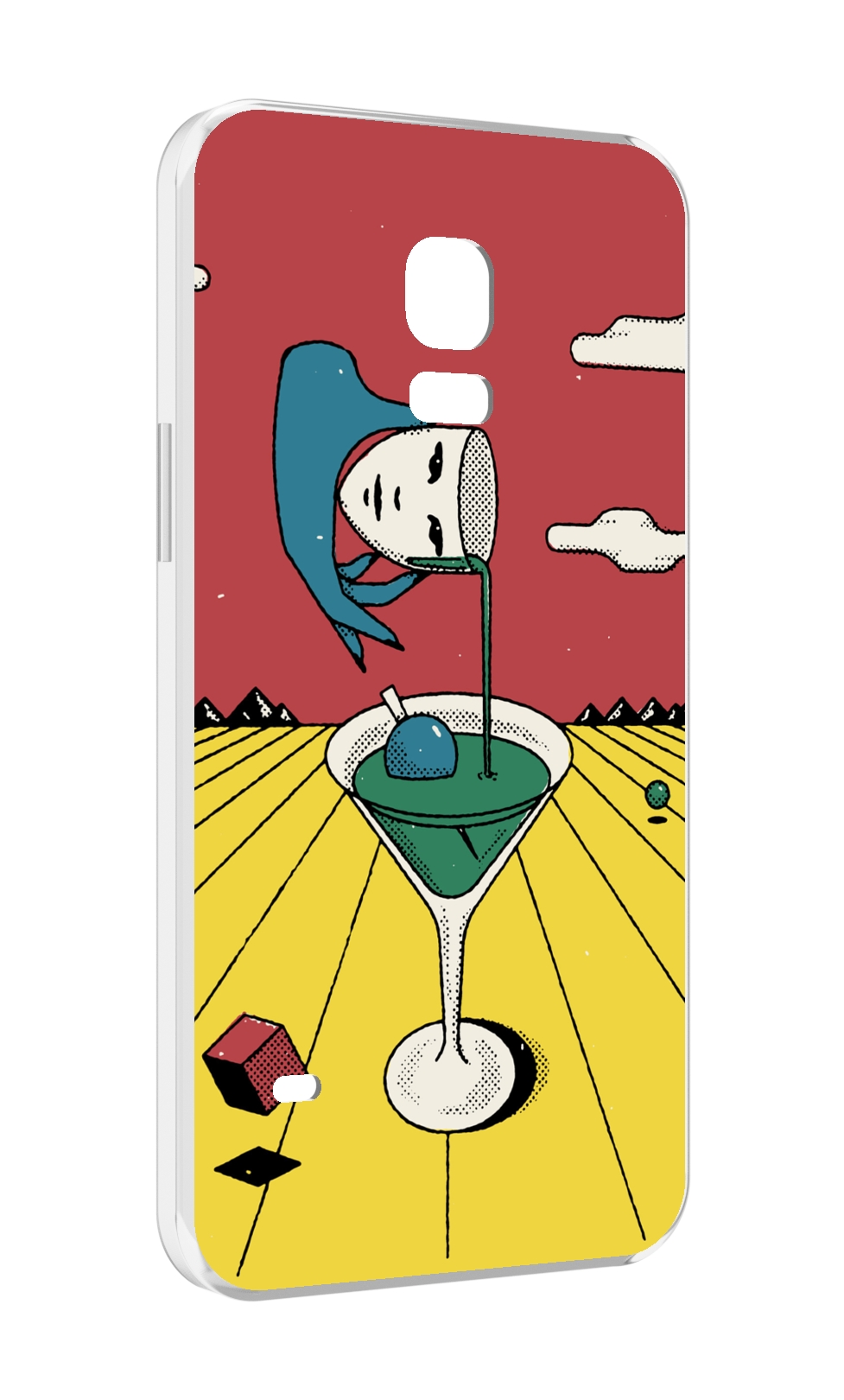 

Чехол MyPads необычный напиток для Samsung Galaxy S5 mini, Прозрачный, Tocco