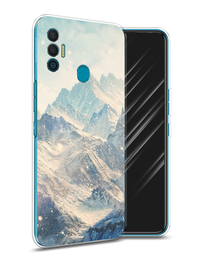 

Чехол Awog на Tecno Spark 7 "Горы 4", Разноцветный, 301050-4
