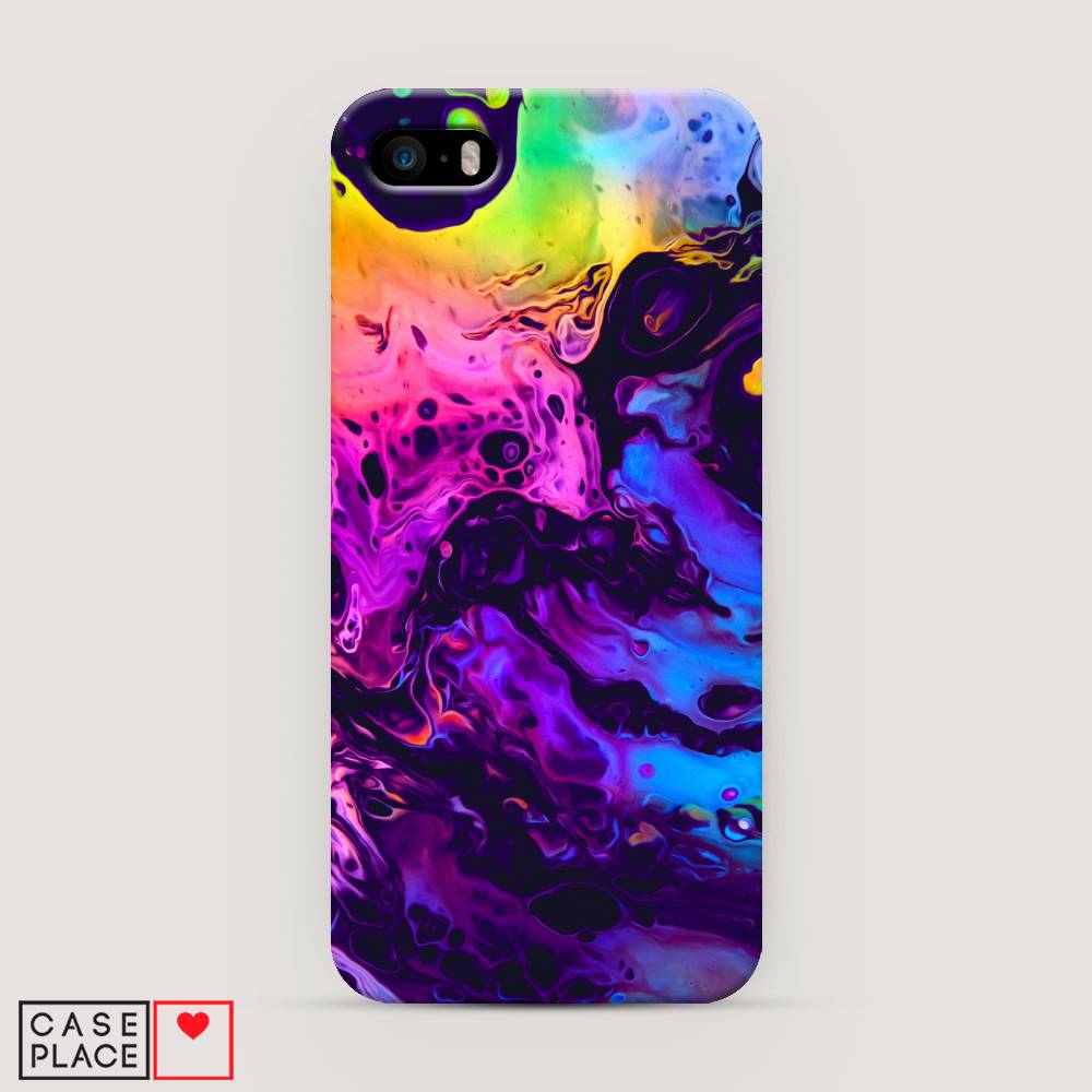 

Пластиковый чехол "ACID fluid" на Apple iPhone 5, 10320-2