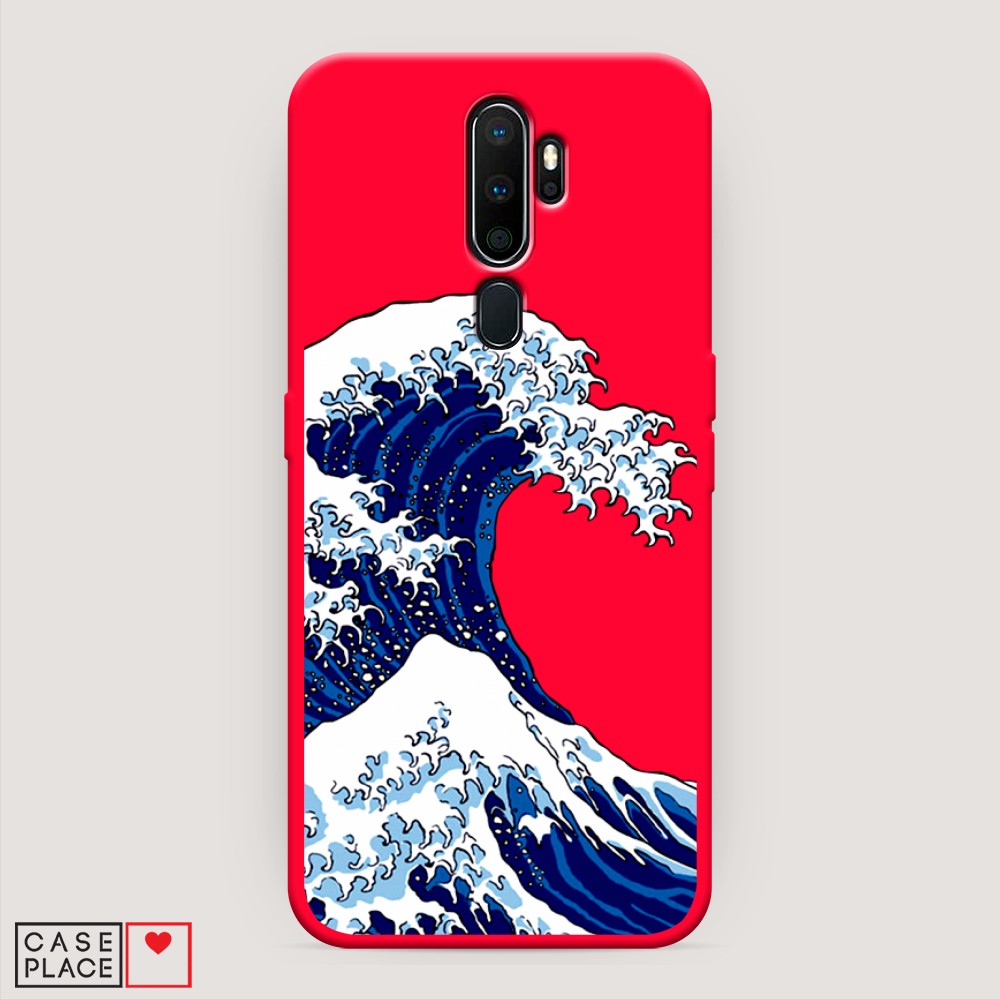 

Чехол Awog на Oppo A5/A9 2020 "Волна в Канагаве", Разноцветный, 251953-1