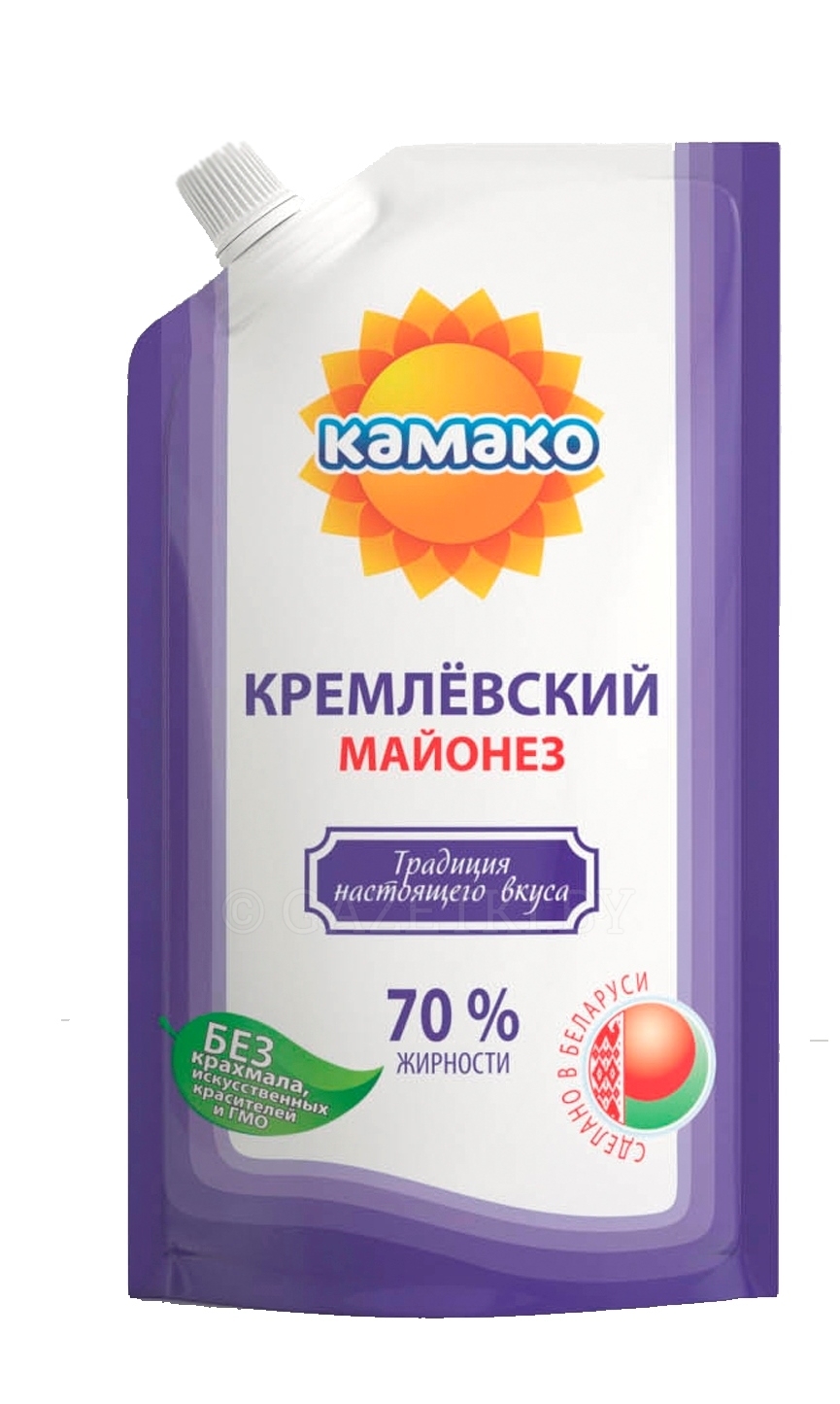 

Майонез КАМАКО Кремлевский 70% 380гр