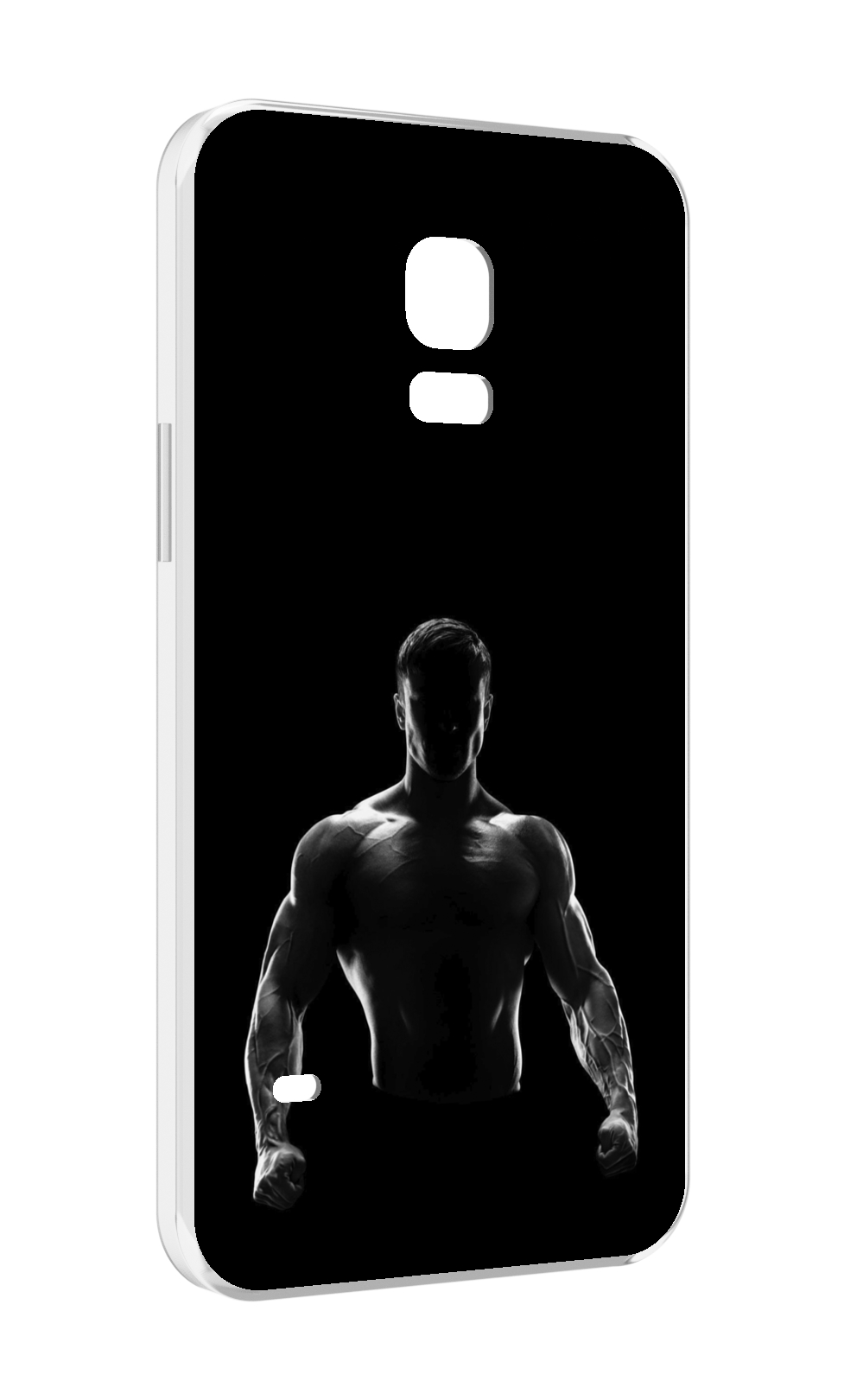 

Чехол MyPads накаченный мужчина в тени мужской для Samsung Galaxy S5 mini, Прозрачный, Tocco