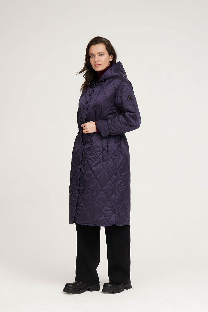 Пальто женское Avi A-14002-34 фиолетовое 46 EU