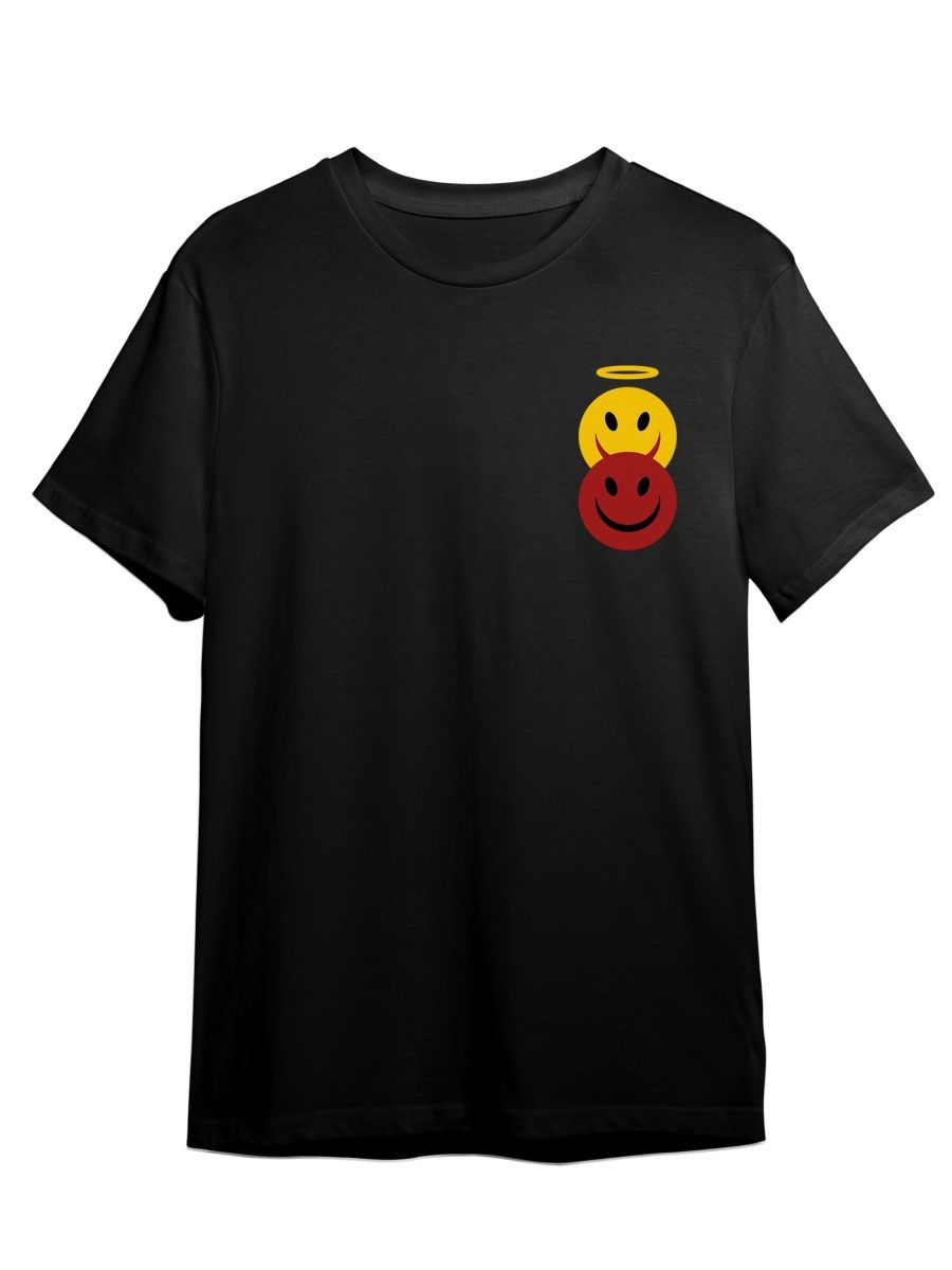 

Футболка унисекс СувенирShop Смайлы/Emoji/Smile 2 черная 4XL, Черный, "Смайлы/Emoji/Smile" 2