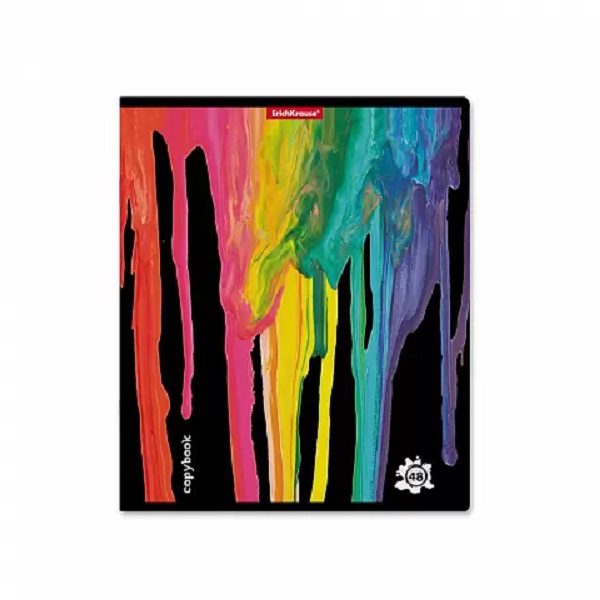

Комплект тетрадей 5шт. 48л. А5 клетка Color Drips, выборочный УФ-лак