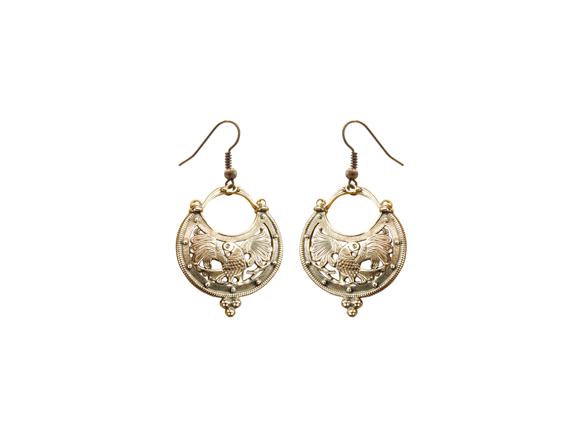 

Серьги подвески из латуни Мастерская Алёшиных Л27.50.02.00, Л27.50.02.00