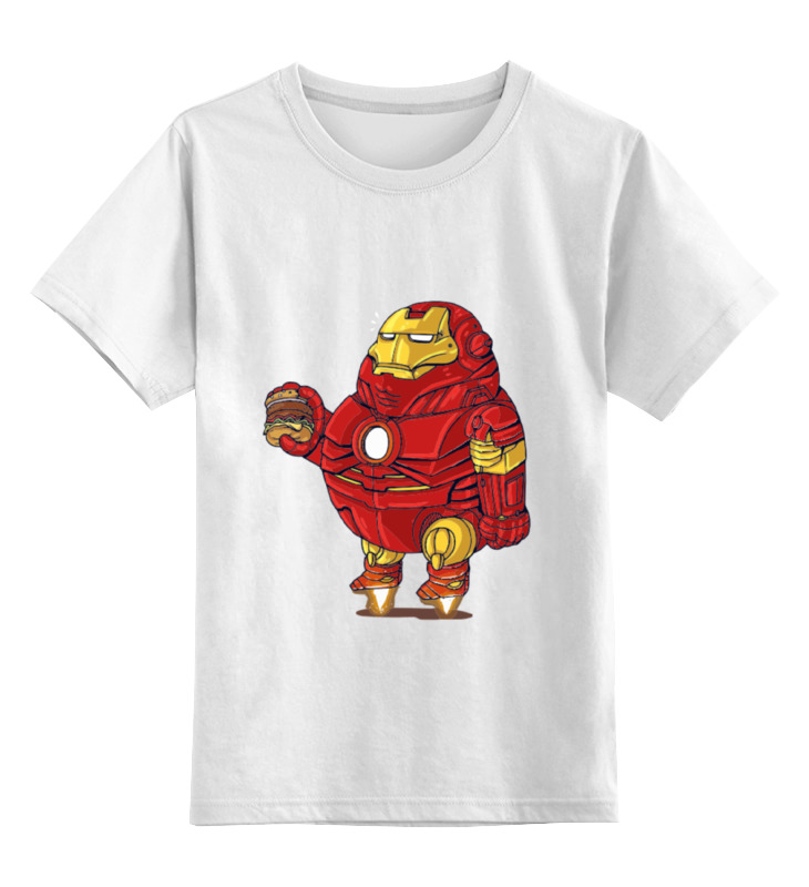 

Детская футболка классическая унисекс Printio Fat ironman, 0000000780167