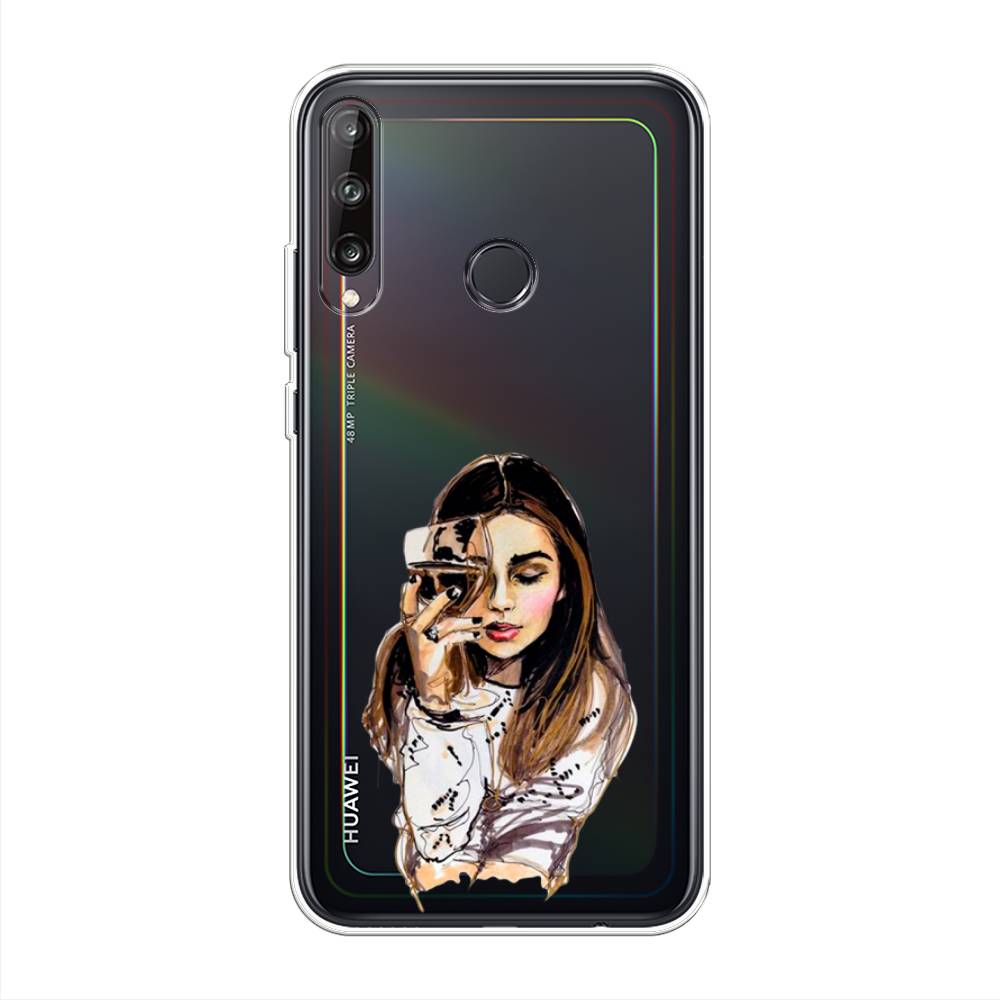 

Чехол Awog на Huawei Y7p "Девушка с бокалом", Коричневый;прозрачный;бежевый, 6103350-7
