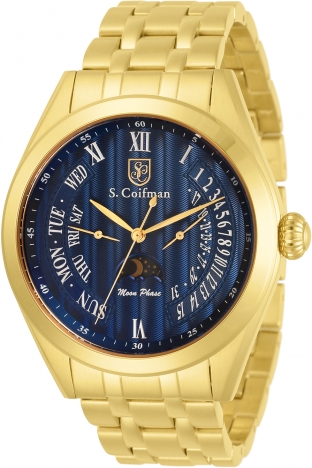 фото Наручные часы мужские invicta sc 0440 золотистые