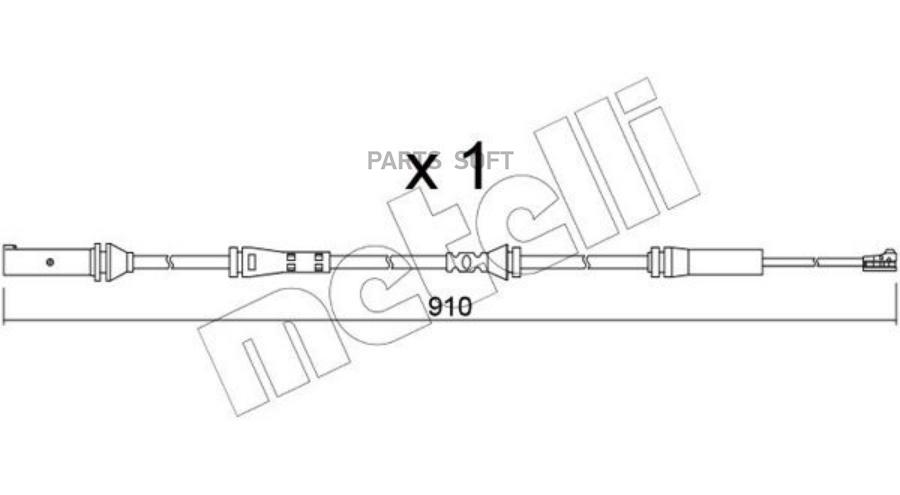 Датчик Износа Тормозных Колодок Metelli арт. SU350