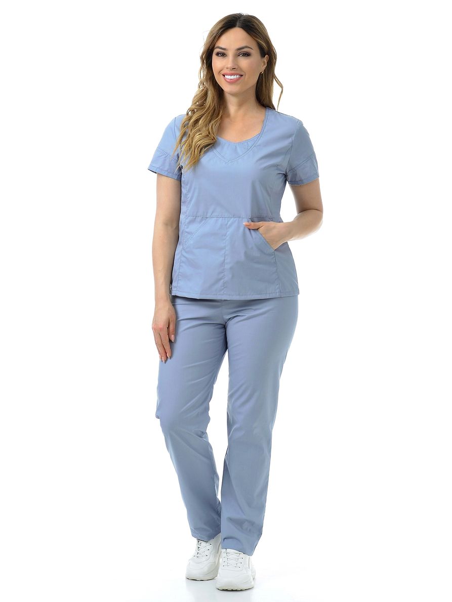 фото Костюм медицинский женский medicalwear киса 124 серый 40 ru