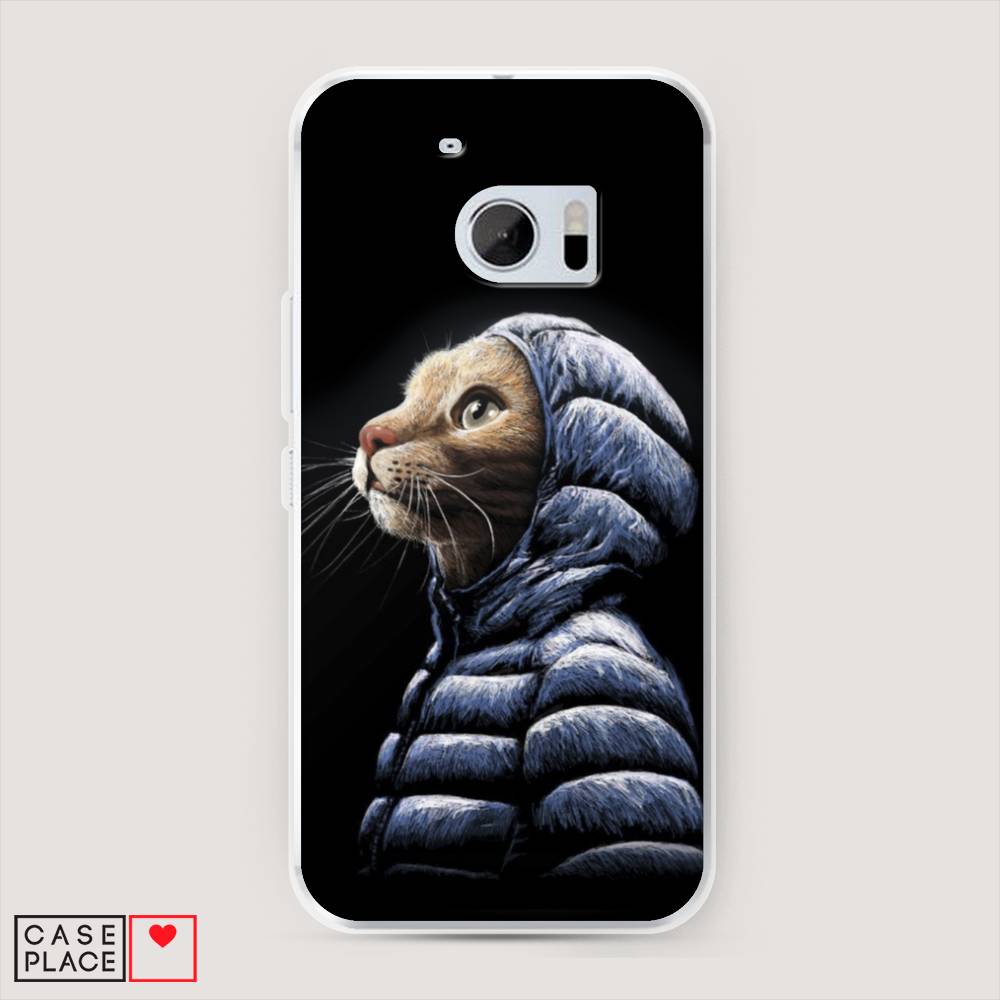 

Чехол Awog на HTC One M10 (HTC 10) / Эйчтиси One M10 (Эйчтиси 10) "Кот в капюшоне", 101950-2